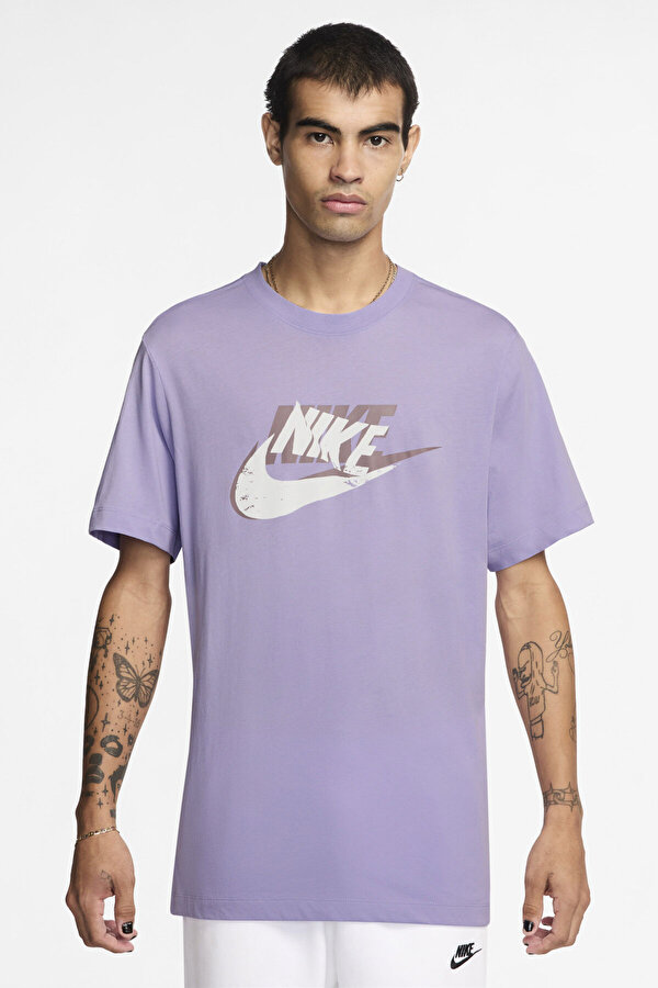 M NSW TEE 12MO FUTURA Mavi Erkek Kısa Kol T-Shirt