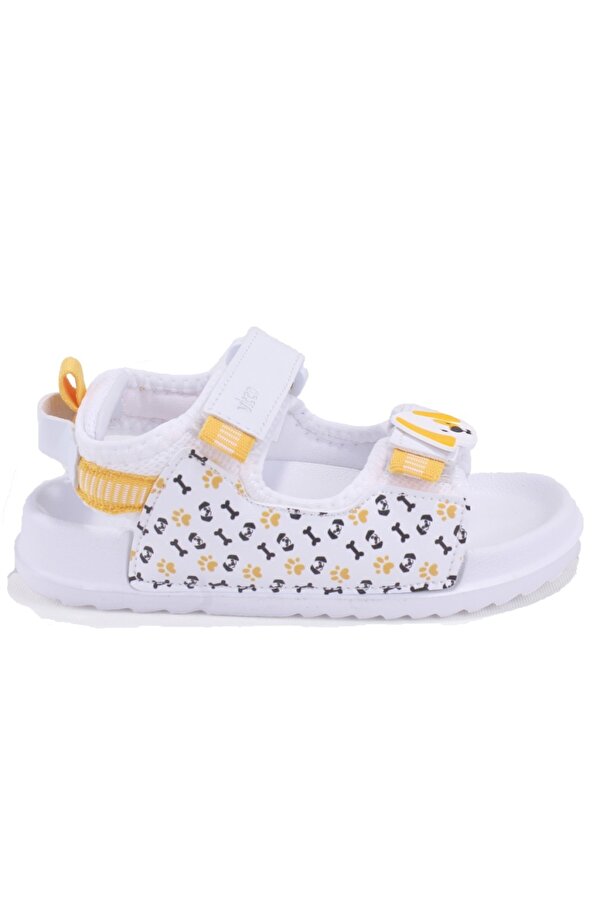 Inkago 332P25Y250 Beyaz Ortopedik Günlük Erkek Çocuk Spor Sandalet