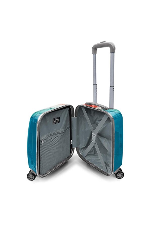 Minik Boy Çocuk Valizi Renkli Desenli 16762