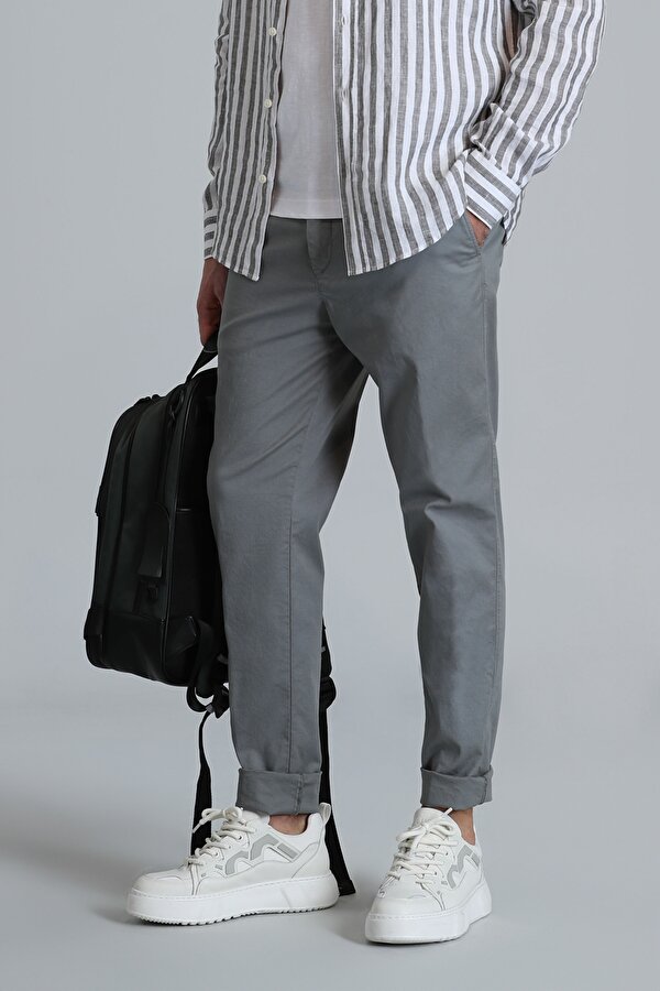 111190313 Tom Smart Erkek Chino Pantolon Slim Fit Erkek Pantolon
