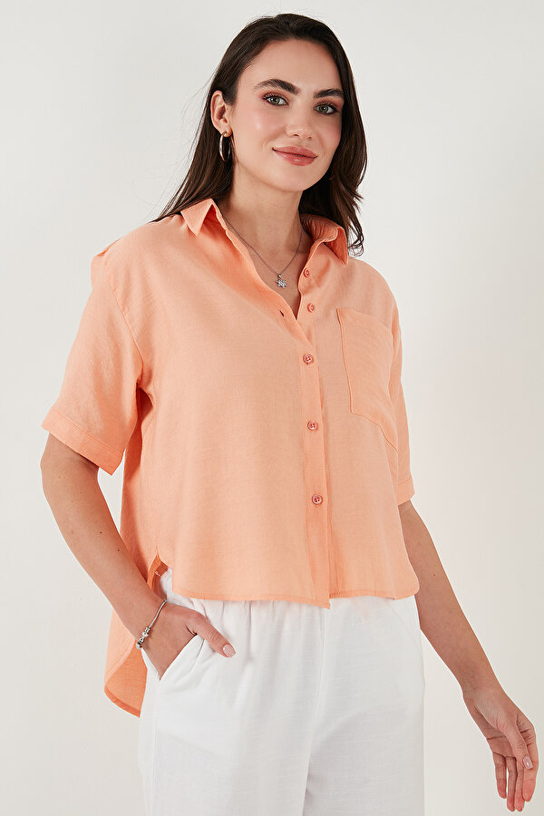 Bayan Gömlek 6779324 ORANJ