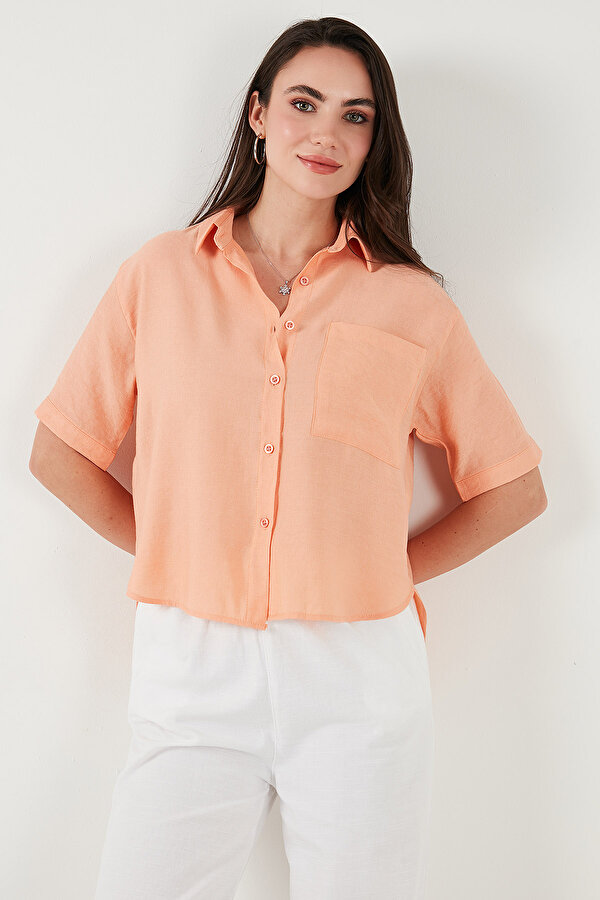 Bayan Gömlek 6779324 ORANJ