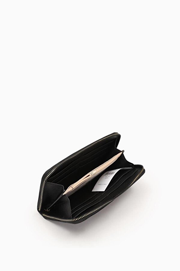 910032 Cüzdan Siyah  Kadın Cüzdan Levidor