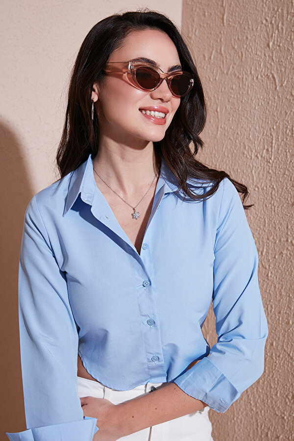 Bayan Gömlek 6777336 BEBE MAVİ