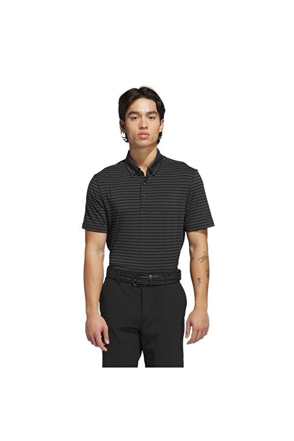 Erkek  Siyah  Polo T-shirt ULT STRIPE POLO JF4891
