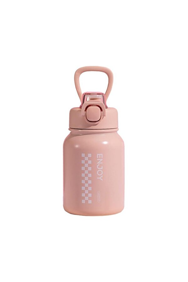 Chees Çelik Termos Matara 600Ml Pembe