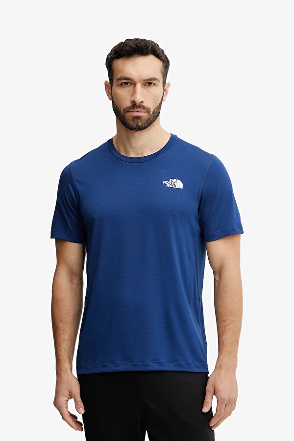 M Lıghtbrıght SS  Erkek Mavi T-Shirt NF0A825OD1R1