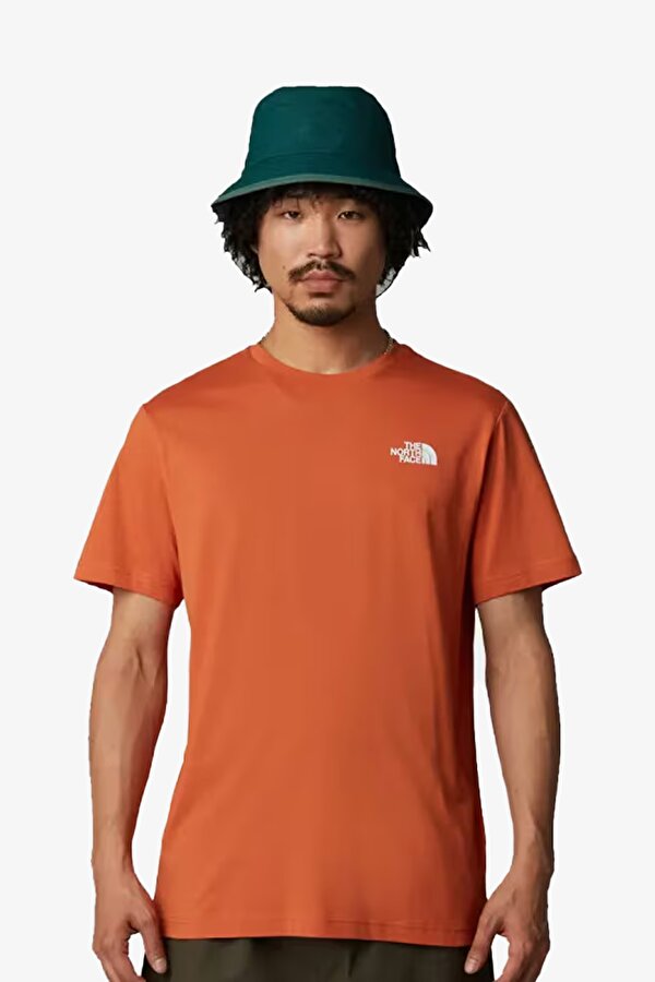 M Ss Box Nse  Erkek Turuncu T-Shirt NF0A87NP6D21