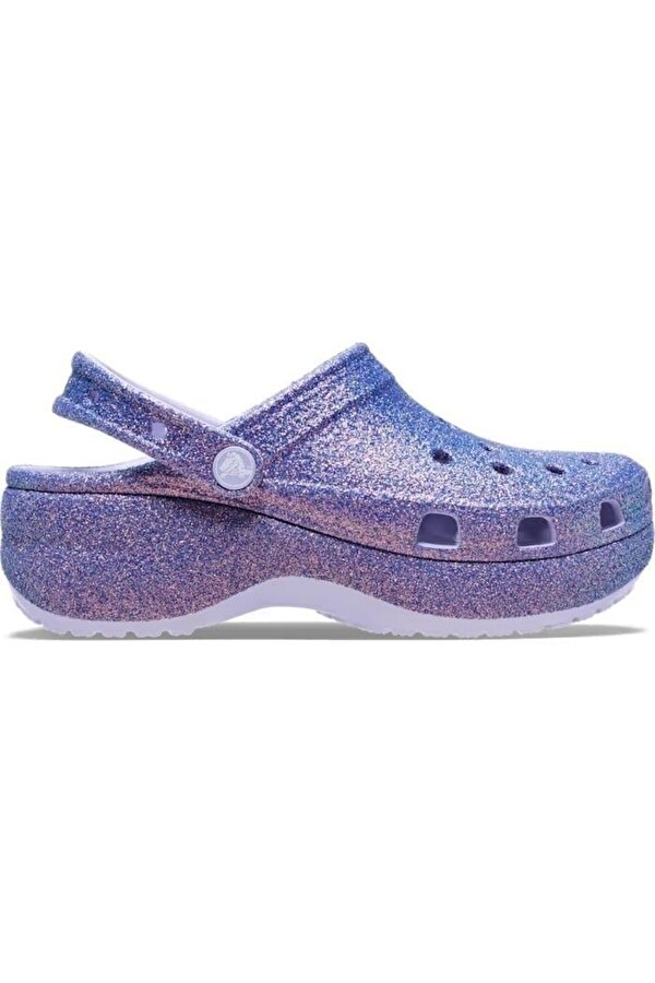 Platform Irid Glitter Clog Kadın Terlik