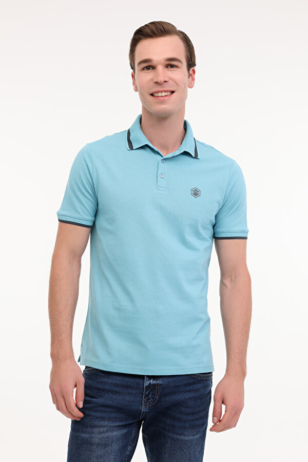 MB BTS203 POLO TSH 5FX Mint Erkek Kısa Kol T-Shirt