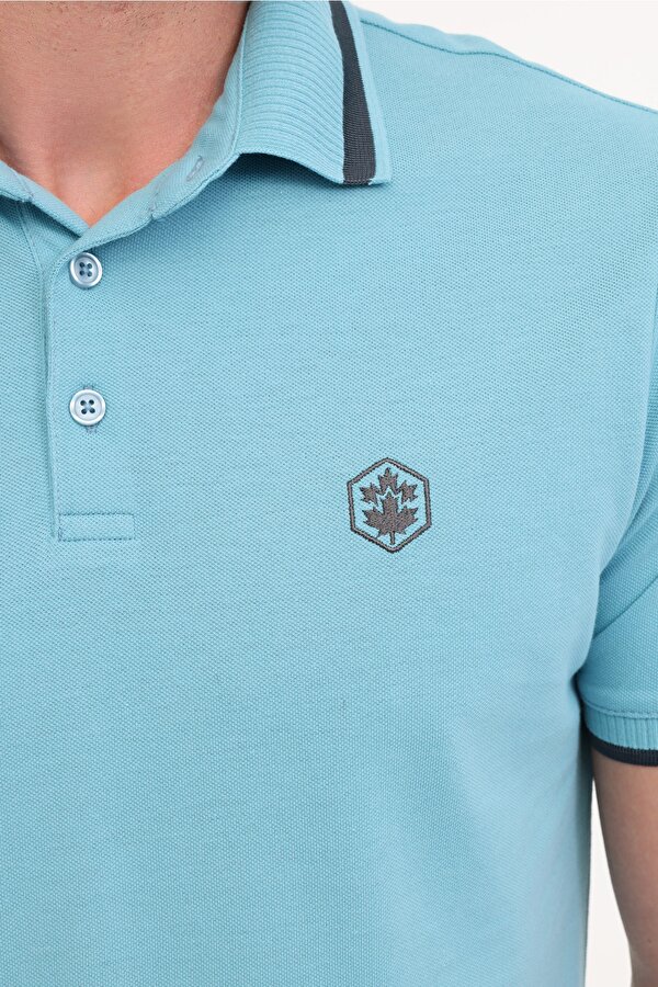 MB BTS203 POLO TSH 5FX Mint Erkek Kısa Kol T-Shirt