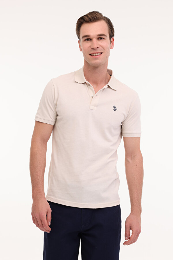 GTP04IY025 Taş Rengi Erkek Kısa Kol T-Shirt