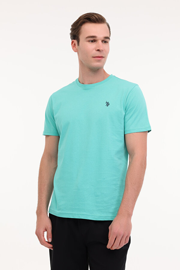 GTS01IY025 Su Yeşili Erkek Kısa Kol T-Shirt