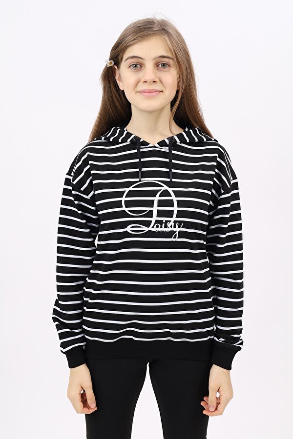 Toontoy Kız Çocuk Nakışlı Sweatshirt
