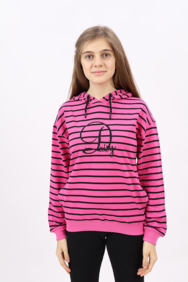 Toontoy Kız Çocuk Nakışlı Sweatshirt