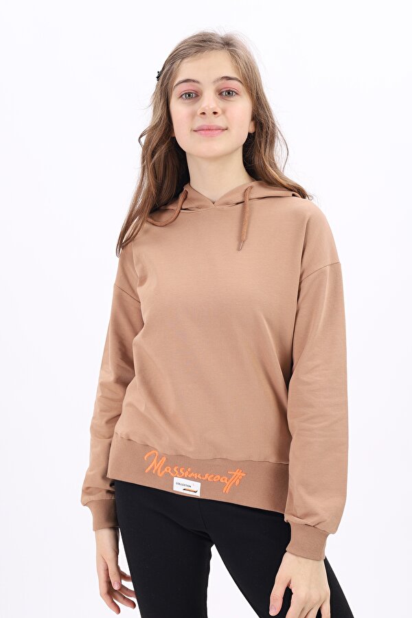 Toontoy Kız Çocuk Nakışlı Sweatshirt