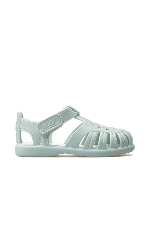 İgor Tobby Solıd Unısex Kaymaz Taban Çocuk Sandalet (18-29) 22y Ks10271-tobby Solıd Mint