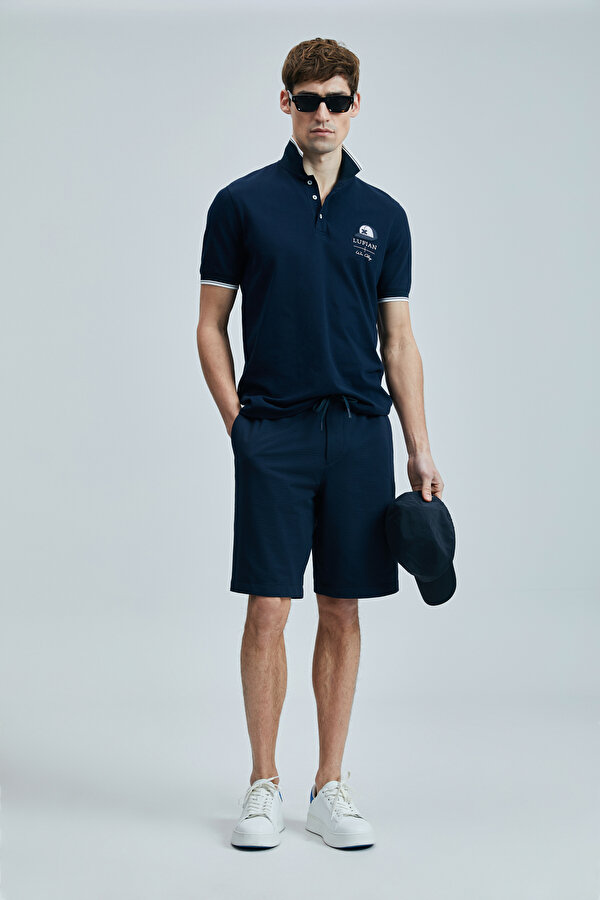 Erkek Sandor Smart Polo T-Shirt 111040223 Lacivert