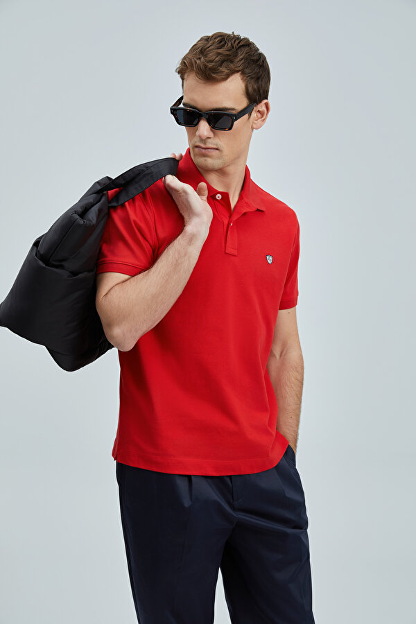 Erkek Laon Smart Polo T-Shirt 111040206 Kırmızı