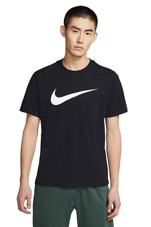 Nike Nike Sportswear Swoosh Черный Мужчина Футболка