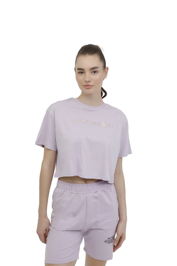 Lumberjack Wl Alice 11Id318 3Fx Фиолетовый 008 Женщина Футболка