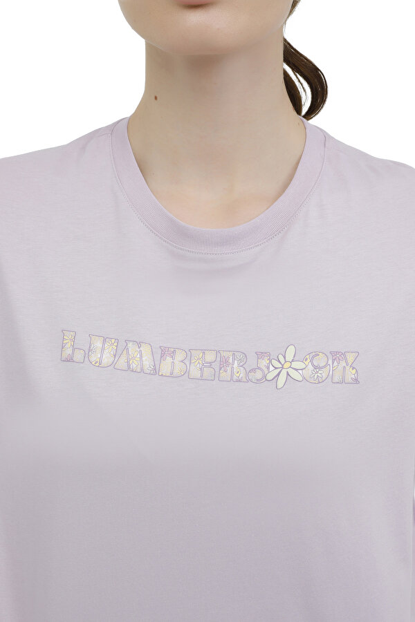 Lumberjack Wl Alice 11Id318 3Fx Фиолетовый 008 Женщина Футболка