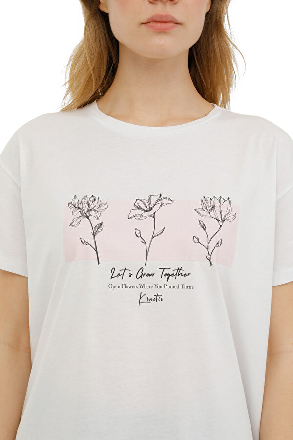 Kinetix Wl Adelisa-B 11Gfk300 3Fx Экрю Женщина Футболка