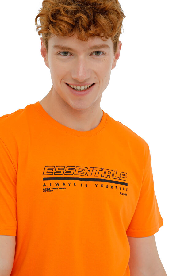 Kinetix Me Bruno-B 11Sn547 3Fx Оранжевый Мужчина Футболка