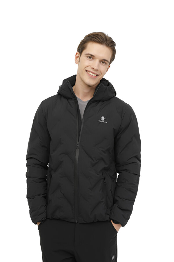 Lumberjack Ml Henry Coat 2Sn17 3Pr Черный Мужчина Короткая Куртка