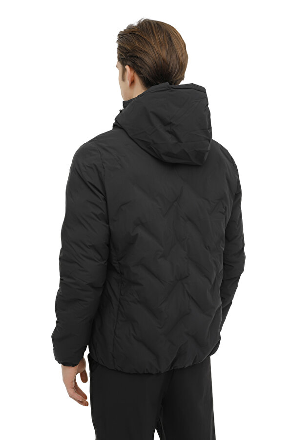 Lumberjack Ml Henry Coat 2Sn17 3Pr Черный Мужчина Короткая Куртка