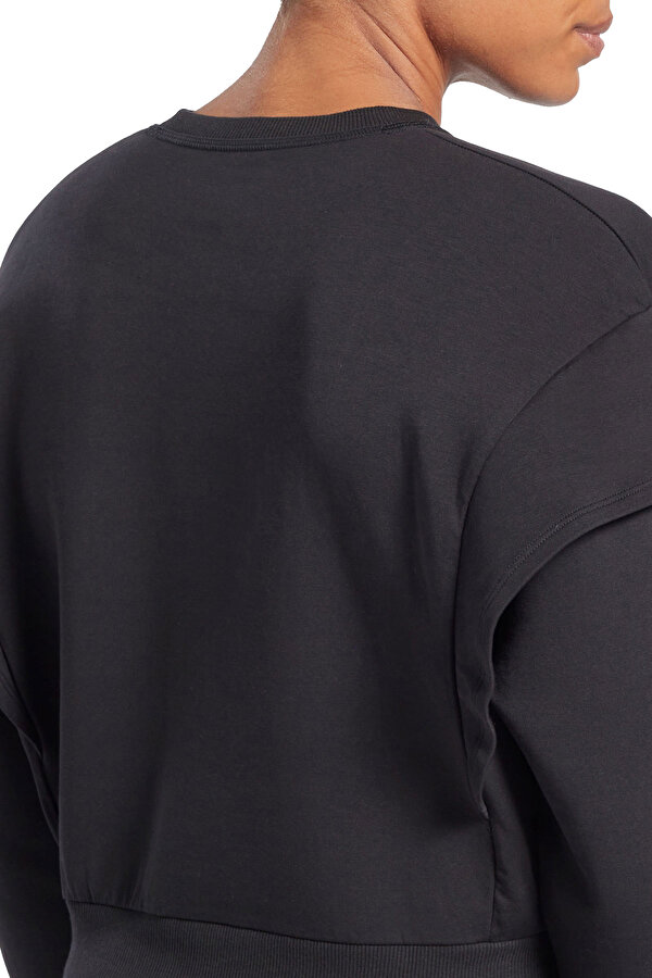 Reebok Ts Dreamblend Co Mi Черный Женщина Джемпер