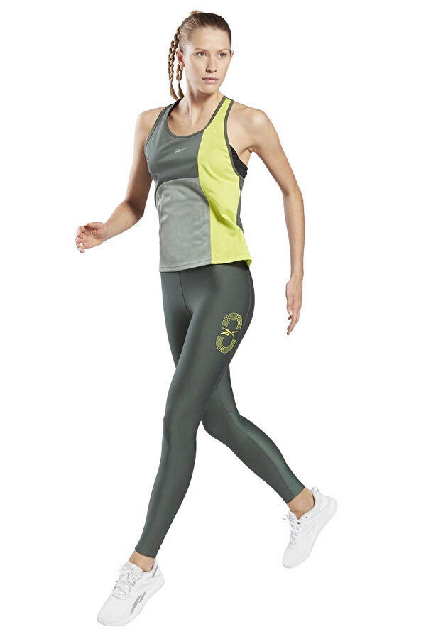 Reebok Running Speedwick Tank Зеленый Женщина Футболка