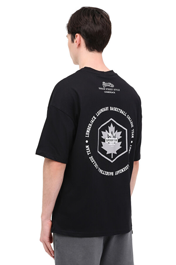 Lumberjack Ml Matthew 11Bb1014 4Fx Черный Мужчина Футболка