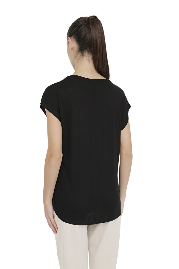 WL DALIA 11P7113 4FX BLACK Woman Sleeve T-Sh