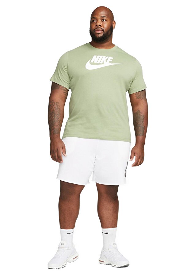 Nike M Nsw Tee Icon Futura Зеленый Мужчина Футболка