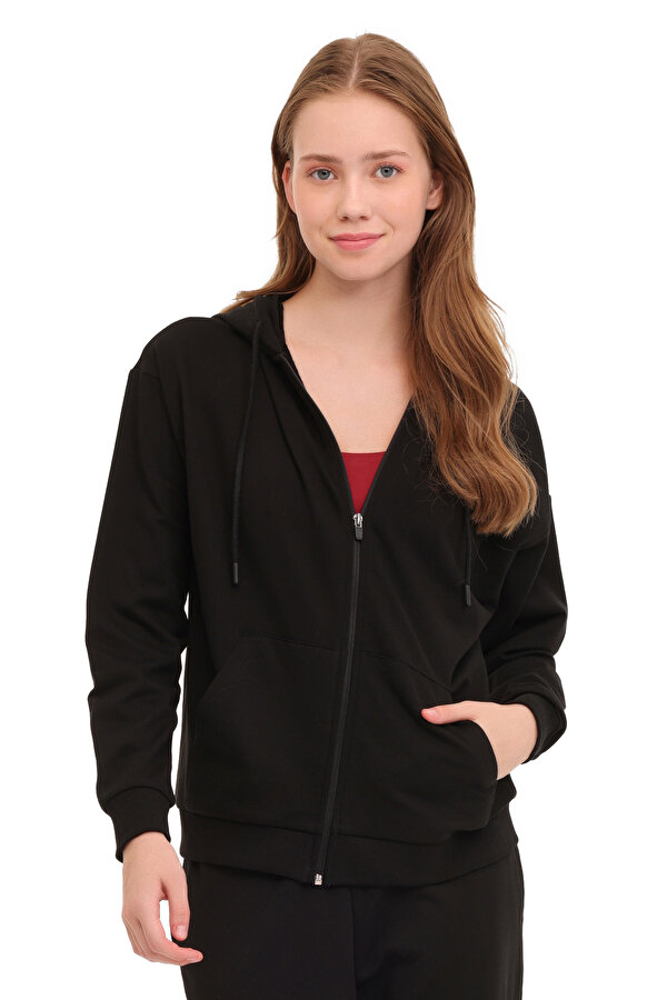 WB FULL ZIP-YD 18SN80 3PR BLACK Woman 124