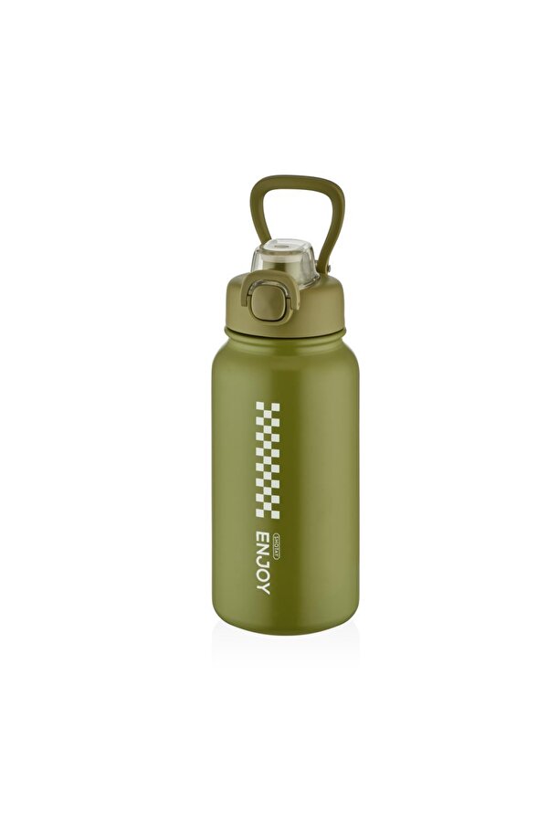 Chees Çelik Termos Matara 900Ml Yeşil