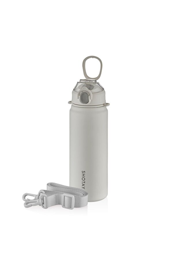 Çelik Termos Matara 750Ml Beyaz