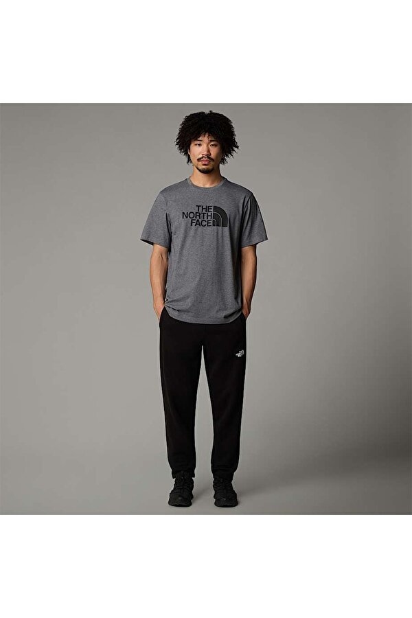 Easy Erkek Gri Yuvarlak Yaka Tişört