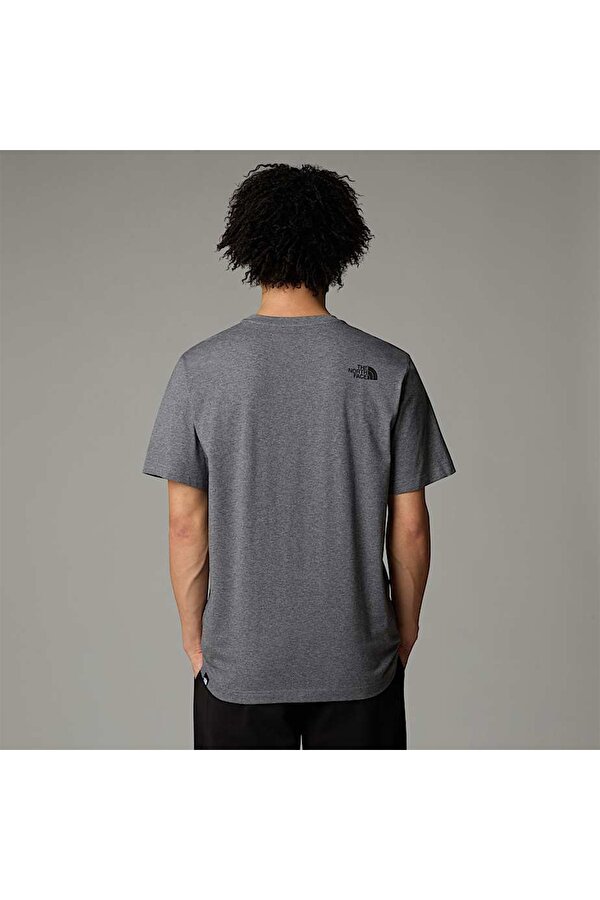 Easy Erkek Gri Yuvarlak Yaka Tişört