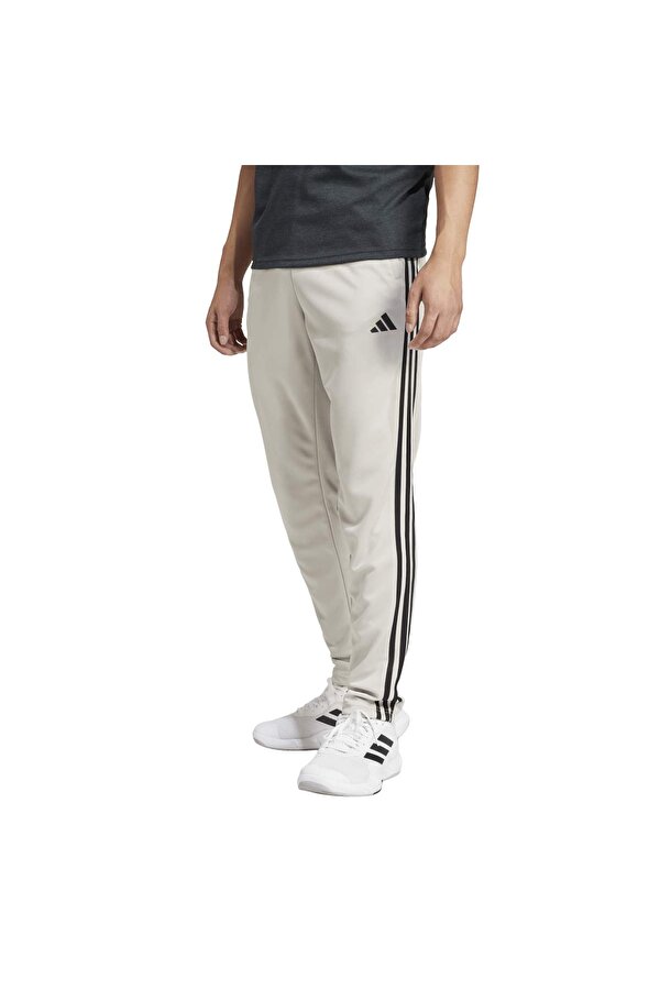 Training Essentials Base 3 Stripes Erkek Bej Eşofman Altı