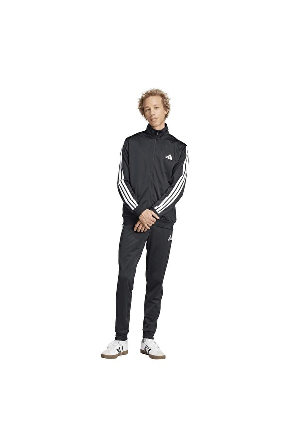3 Stripes Traning Tt Ts Erkek Siyah Eşofman Takımı