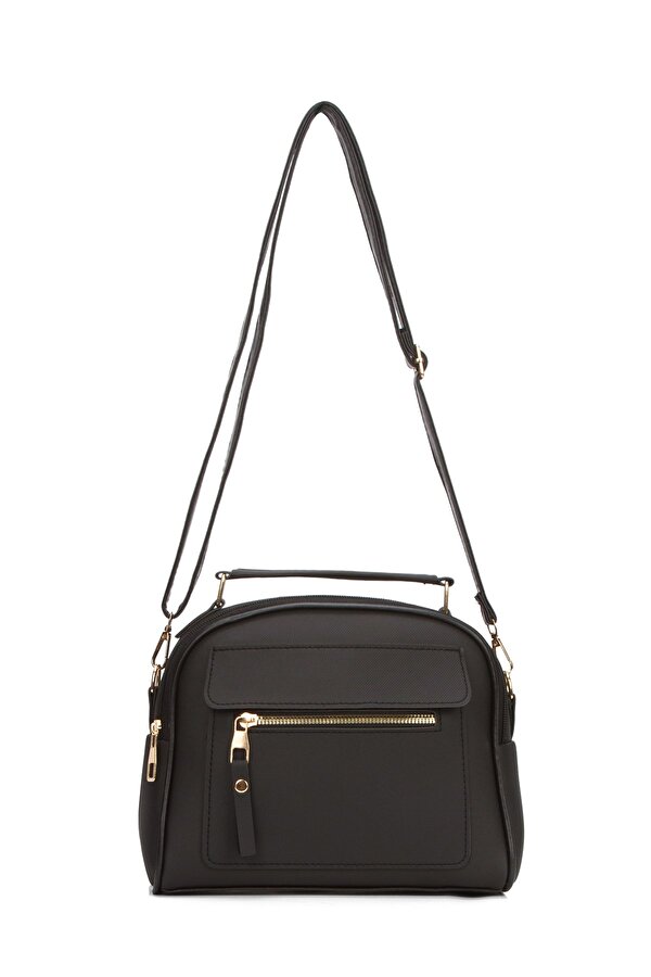 Kadın Kumaş El ve Omuz Çantası new317 - Siyah