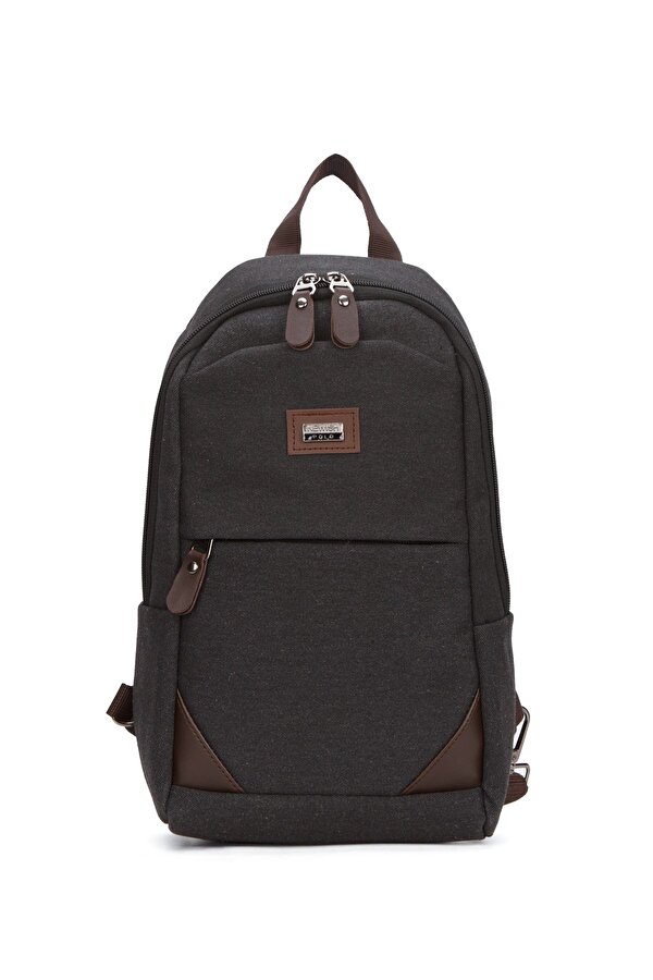 Erkek Usb Çıkışlı Çapraz Bel ve Omuz Çantası new321 Siyah - Kahve