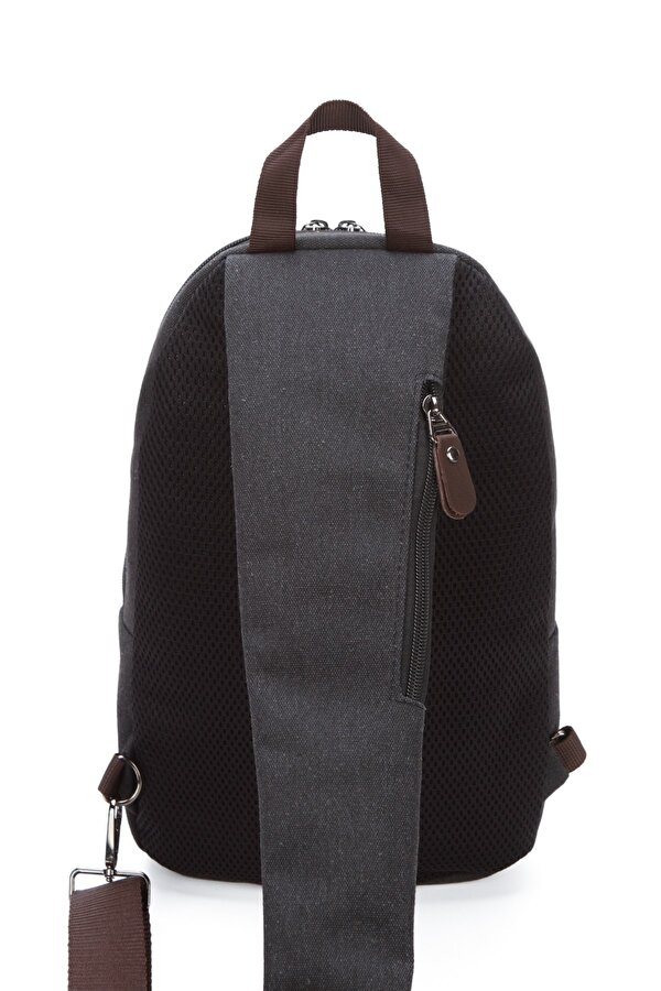 Erkek Usb Çıkışlı Çapraz Bel ve Omuz Çantası new321 Siyah - Kahve