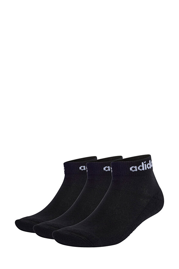 T LIN ANKLE 3P      BLACK Siyah Unisex Çorap