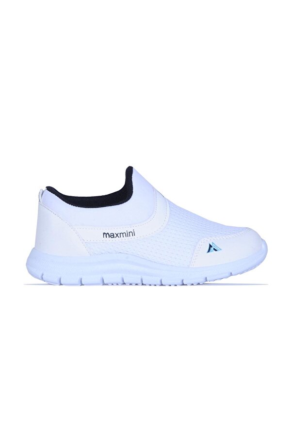 Maxmini Beyaz Bağsız Yazlık Kız Çocuk Spor Ayakkabı