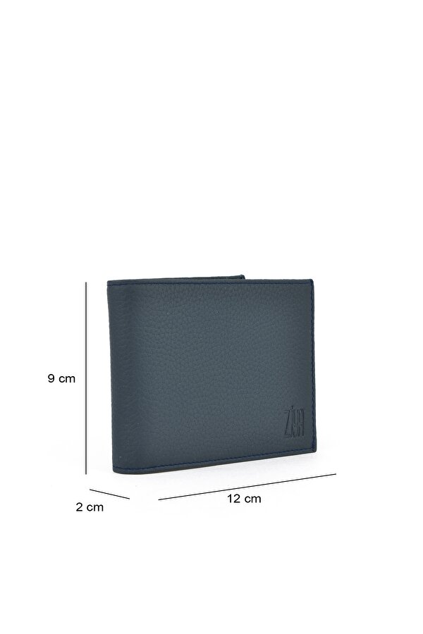 Erkek Hakiki Deri Cüzdan 1519841ZYP01 Lacivert