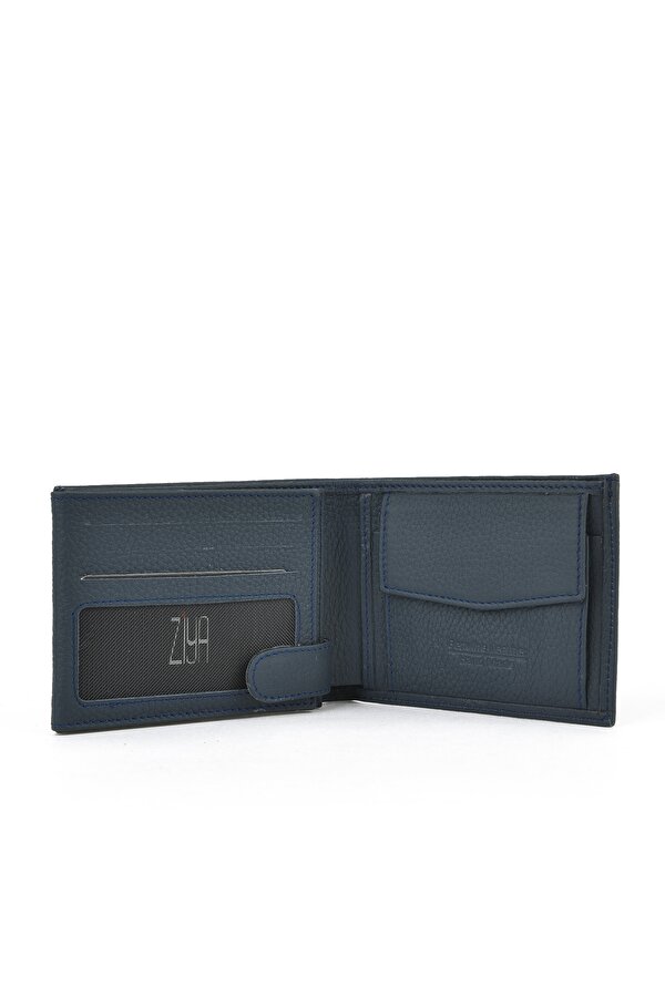 Erkek Hakiki Deri Cüzdan 1519841ZYP01 Lacivert