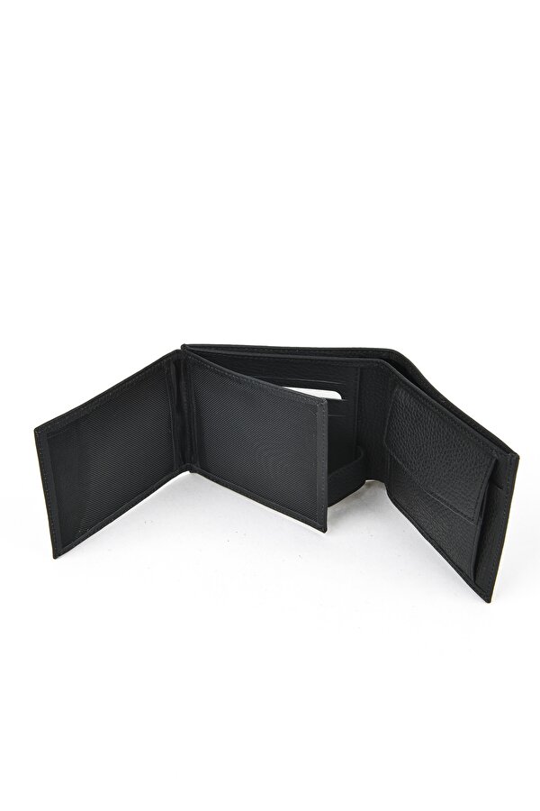 Erkek Hakiki Deri Cüzdan 1519841ZYP01 Siyah